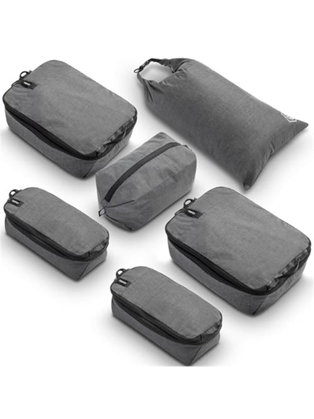 Compression Packing Cubes 6 Piece Travel Organizer Suitcase Carry On Luggage Bag